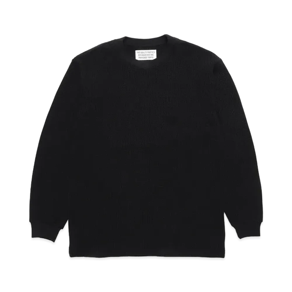 WACKO MARIA THERMAL SHIRT "Black"