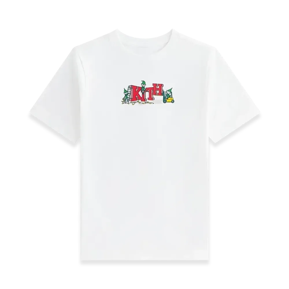 Kithmas Kids Elf Tee "White"