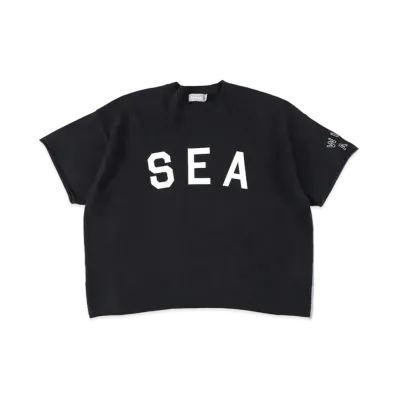 WIND AND SEA x nestwell S-E-A M/S Cut-Sewn "Charcoal"