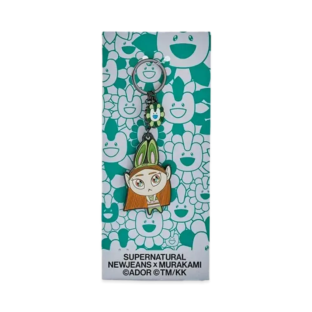 NewJeans x Takashi Murakami Supernatural Metal Keyring "Haerin"