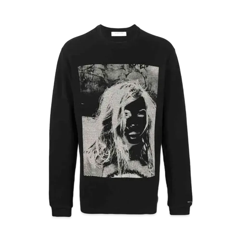 1017 ALYX 9SM Graphic-Print Crew-Neck Sweatshirt "Black"