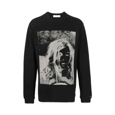 1017 ALYX 9SM Graphic-Print Crew-Neck Sweatshirt "Black"
