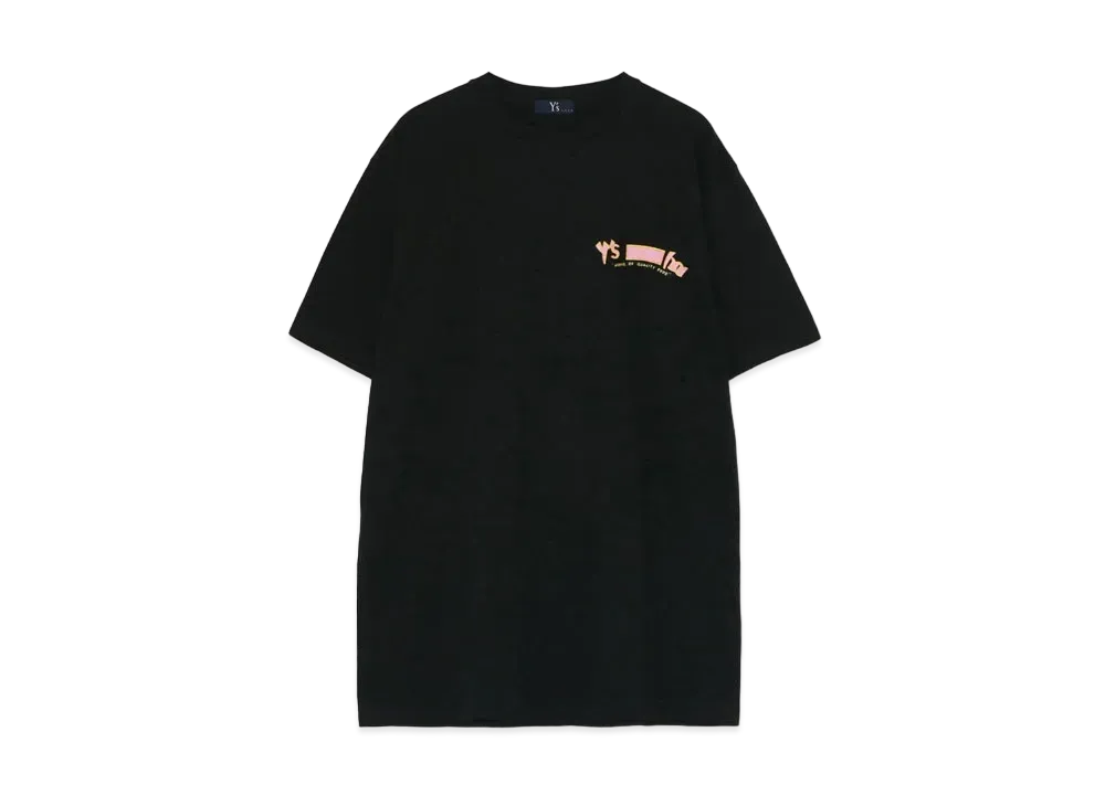 Yohji Yamamoto Y's Y's... INN MENU T-SHIRT "Black"