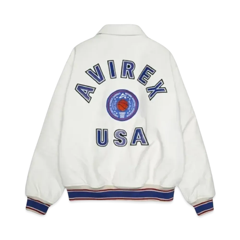 NBA x AVIREX ALL TEAM JKT "WHITE"