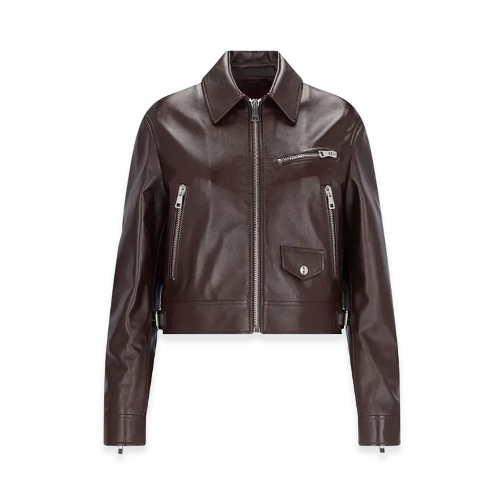 GUCCI Women's Jackets "Burgundy/Brown"