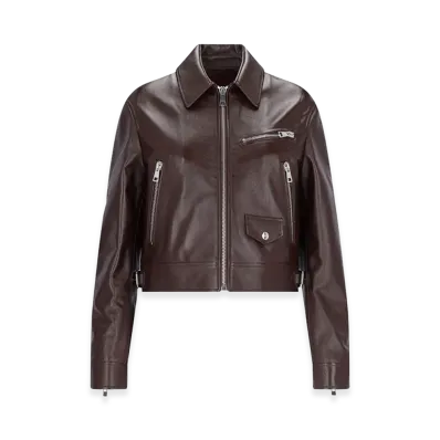GUCCI Women's Jackets "Burgundy/Brown"