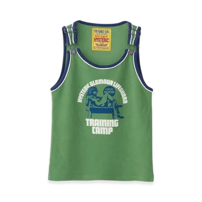 HYSTERIC GLAMOUR Lifeguard Training Camp Tank Top "Green"