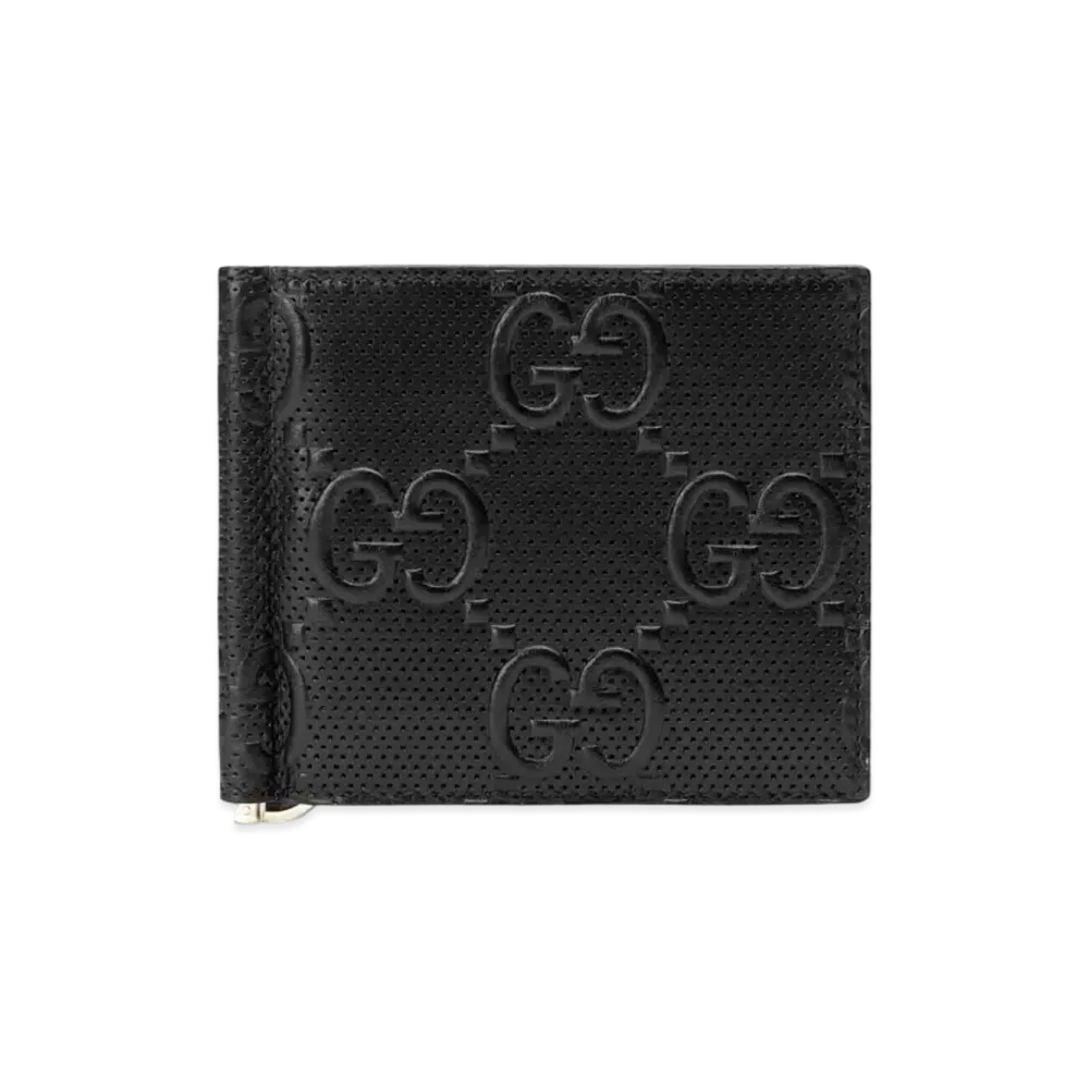 GUCCI GG Emboss Money Clip "Black"