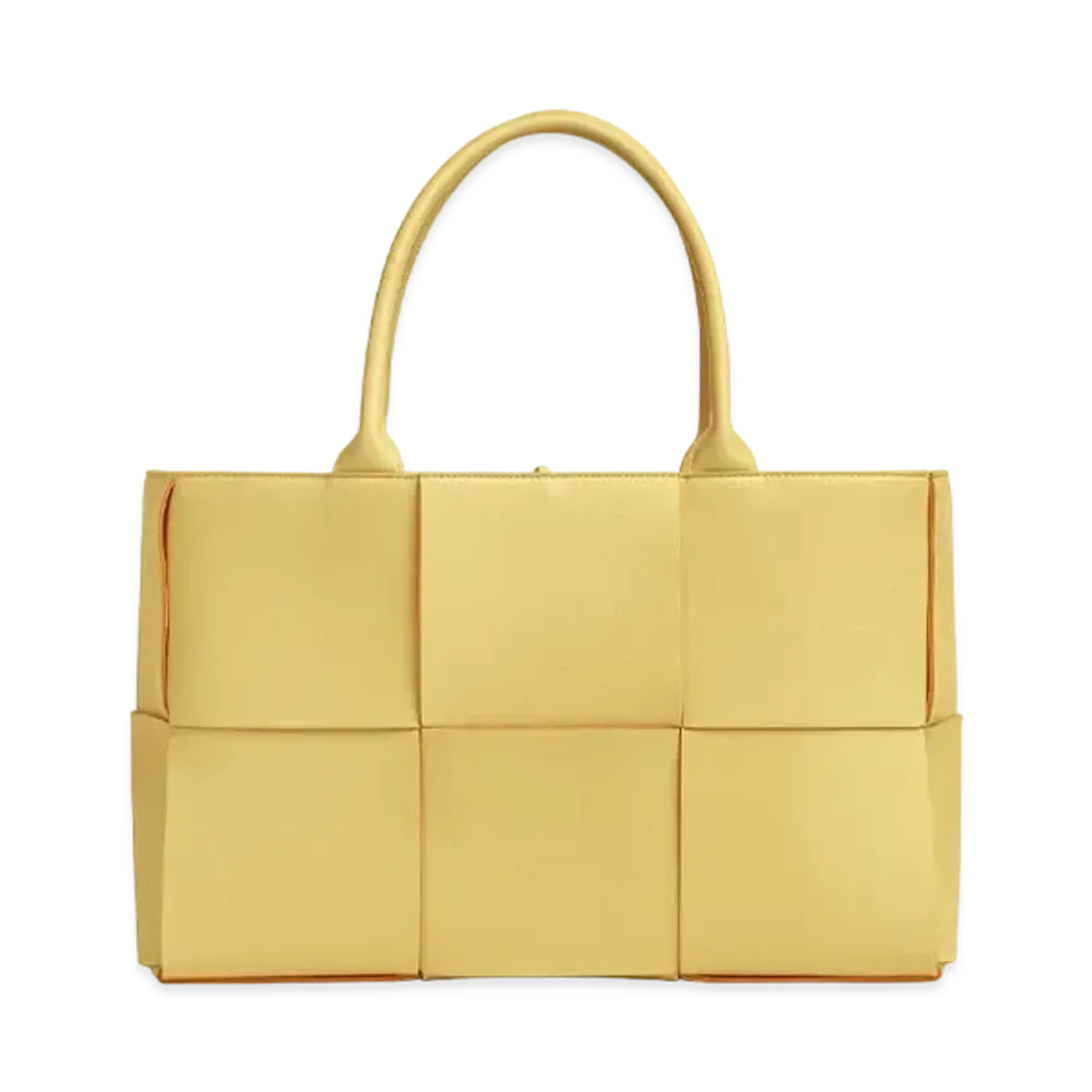 Bottega Veneta Arco Tote "Butter/Tangerine"