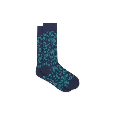 Paul Smith Logo Flower Socks "Blue"