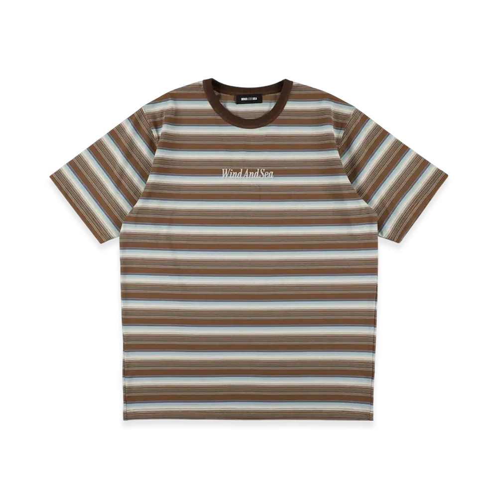 WIND AND SEA Mulch Border Logo S/S Tee "Brown"