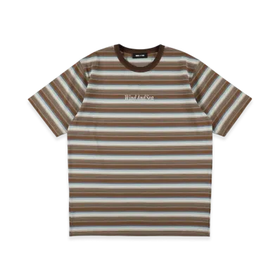 WIND AND SEA Mulch Border Logo S/S Tee "Brown"