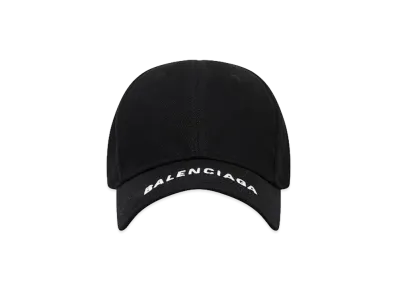 BALENCIAGA Logo Visor Cap "Black"