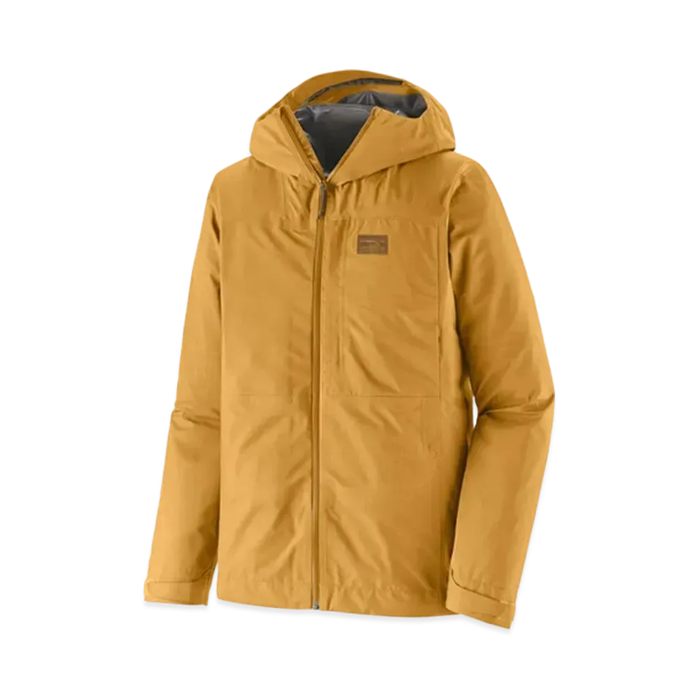 patagonia Men's Boulder Folk Rain Jacket "Pufferfish Gold"