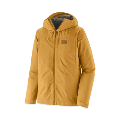 patagonia Men's Boulder Folk Rain Jacket "Pufferfish Gold"