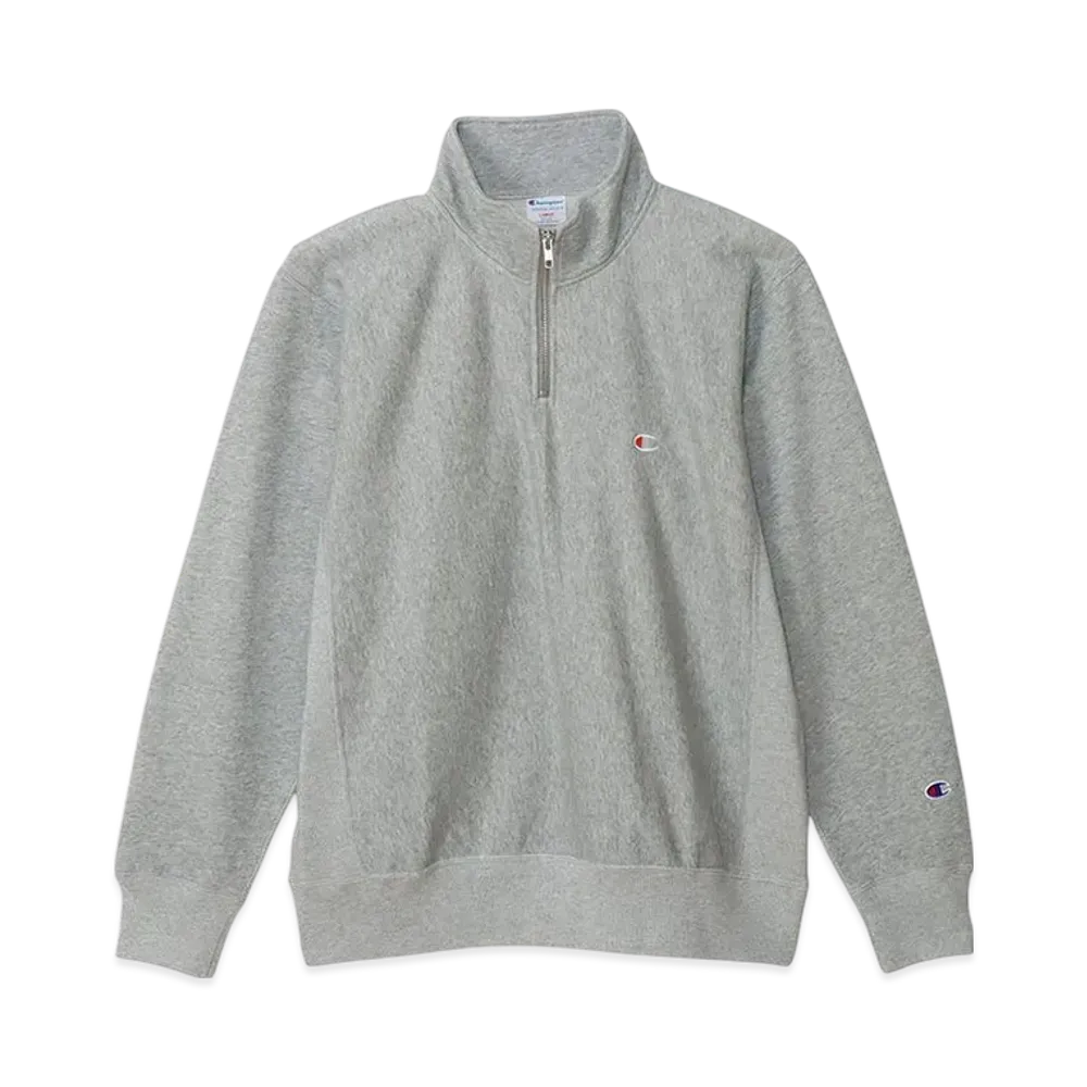 Champion Reverse Weave Half Zip Sweatshirt 25SS "Oxford Gray"