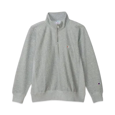 Champion Reverse Weave Half Zip Sweatshirt 25SS "Oxford Gray"