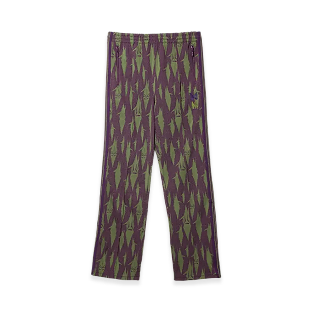 NEEDLES x Sasquatchfabrix. Track Pant "Origami Crane" "Purple/Green"