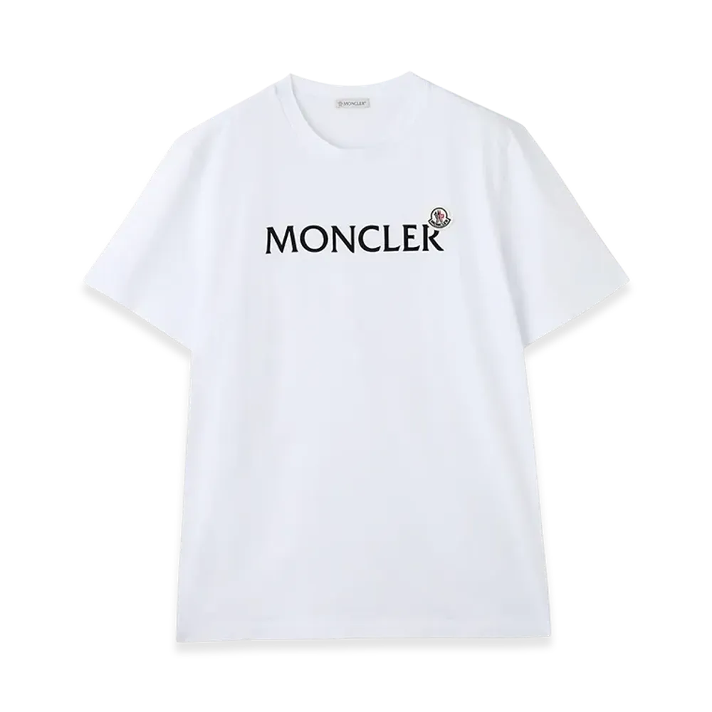 モンクレール クルーネックTシャツ SS Tシャツ メンズ (25FW) "ホワイト"