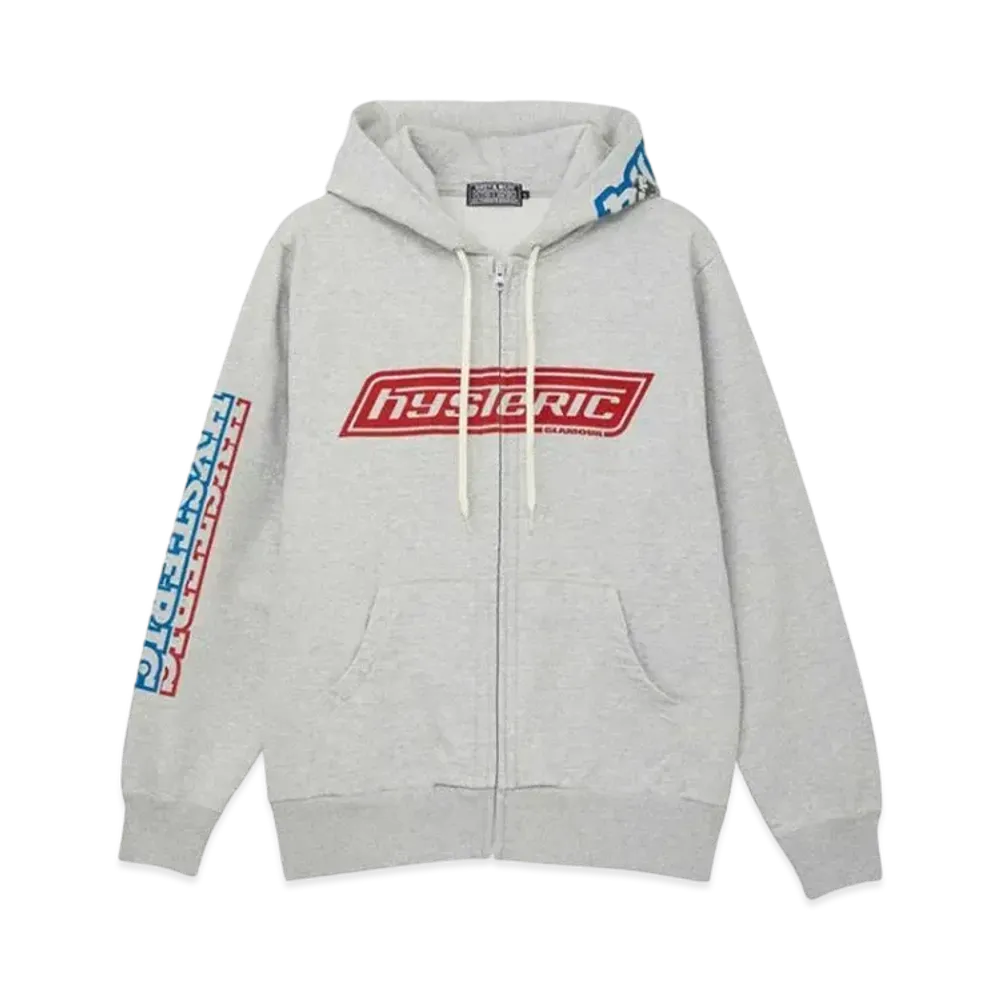 HYSTERIC GLAMOUR HG Box Logo Hoodie "Top Gray"