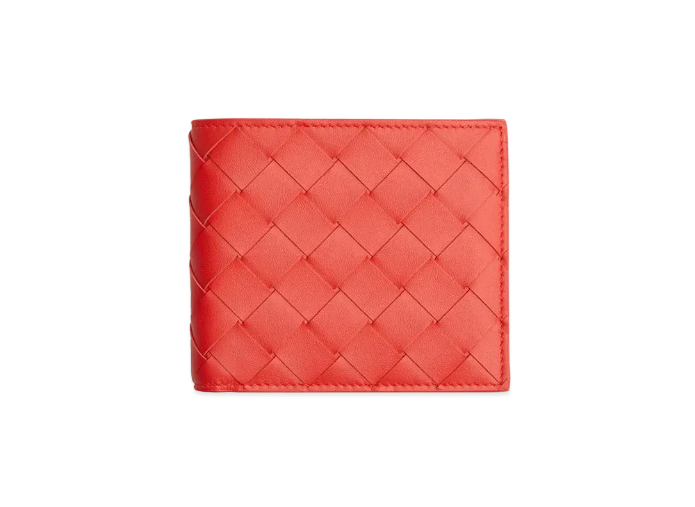 Bottega Veneta Bifold Wallet "Tomato"