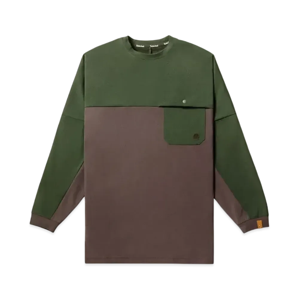 Timberland Allgender Long Sleep Pocket Tee "Duffel Bag"