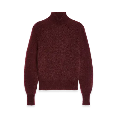 DRIES VAN NOTEN Women's Mohair Sweater "Bordeaux"