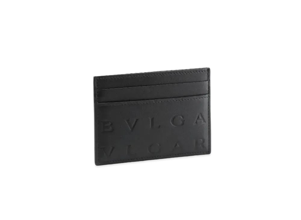 BVLGARI BVLGARI Logo Infinitum Card Holder "Black"