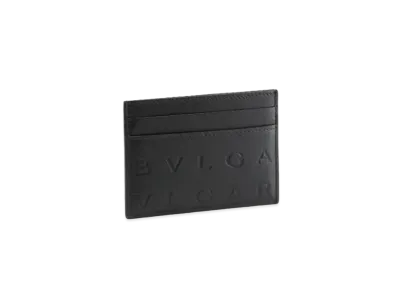 BVLGARI BVLGARI Logo Infinitum Card Holder "Black"