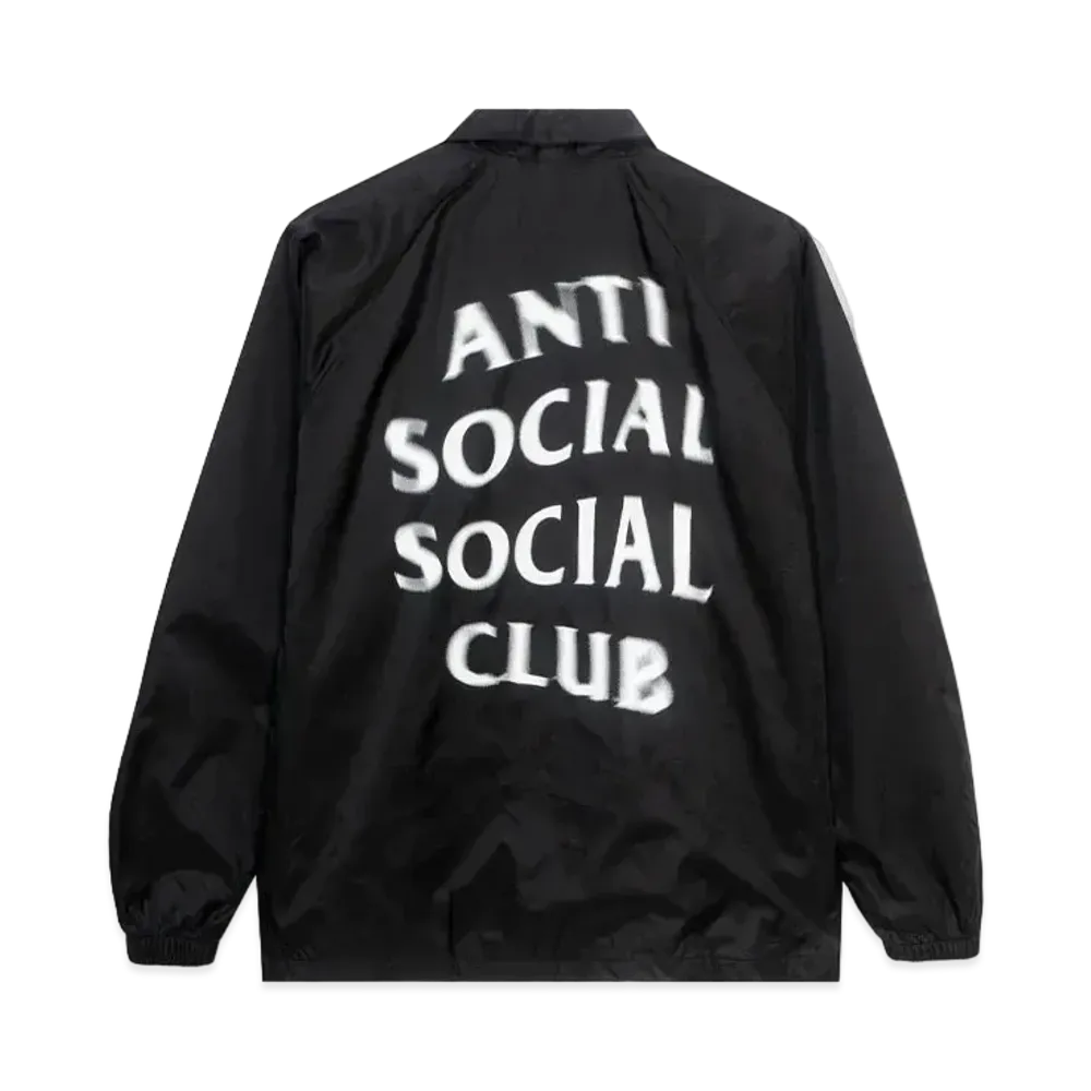 ANTI SOCIAL SOCIAL CLUB SS22 Spiraled Coach Jacket "Black"