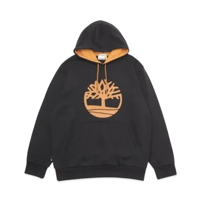 Timberland Men's Northwood Tree Logo Brush Back Hooded "Black"