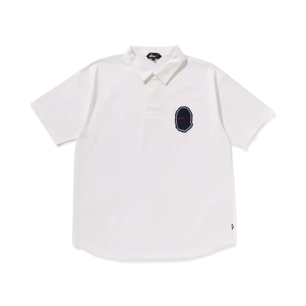 A BATHING APE Military Polo Shirt "Ivory"
