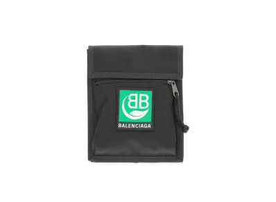 BALENCIAGA Nylon Shoulder Bag "Black"