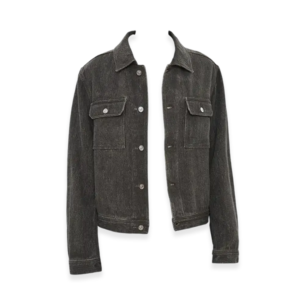 OUR LEGACY Mono Jacket "Coated Grey Linen"
