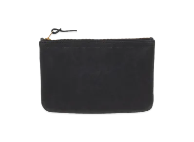 visvim Leather Travel Pouch "Black"