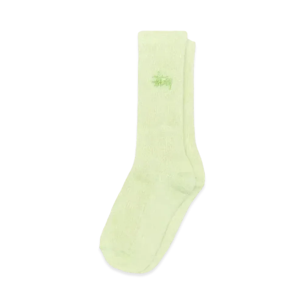Stussy Shaggy Sock "Light Lime" (FA24)