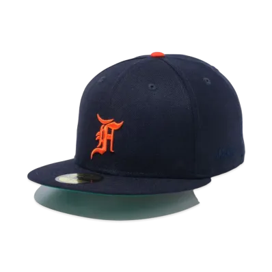 NEW ERA 59Fifty Fear of God Essentials the Classic Collection Detroit Tigers "Navy/Orange"