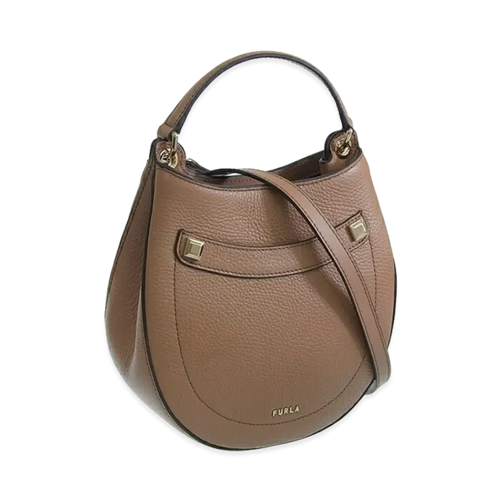 FURLA Afrodite Mini Crossbody "Brown"