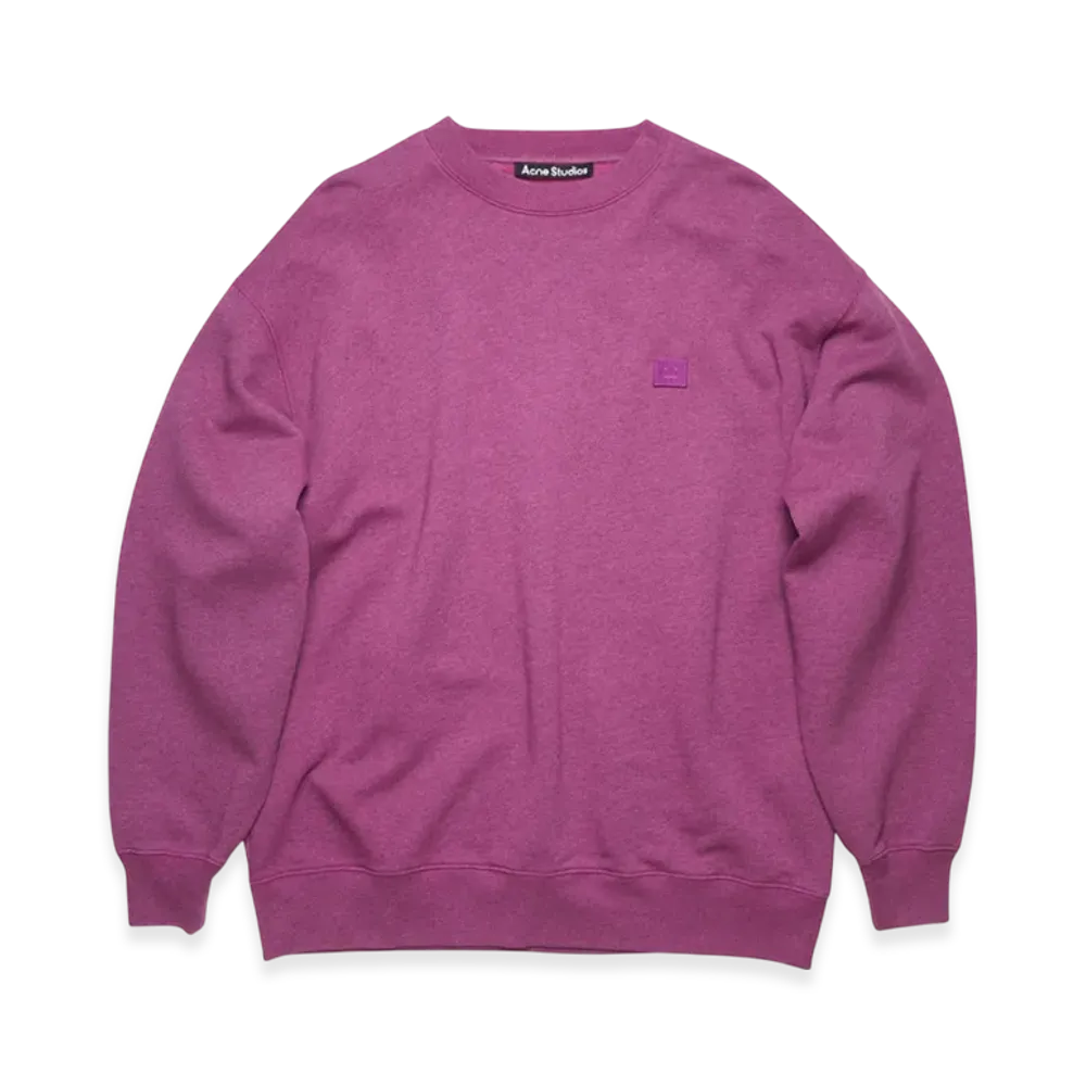 Acne Studios Forba Face Crewneck Sweatshirt "PINK"