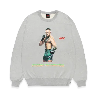 WACKO MARIA x UFC Heavy Weight Sweat Shirt "Gray"
