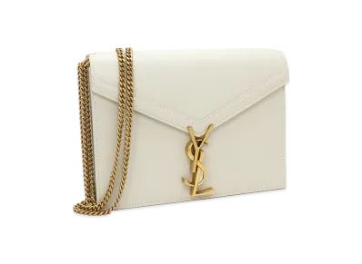 Saint Laurent Women's Cassandra Shoulder Bag "Crema Soft"