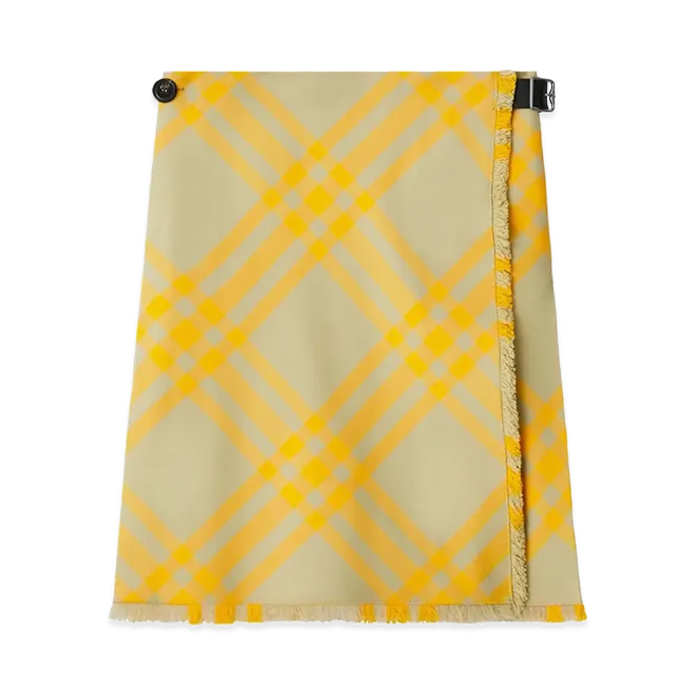 Burberry Women's Embroidered Silk Skirt "Multicolor"
