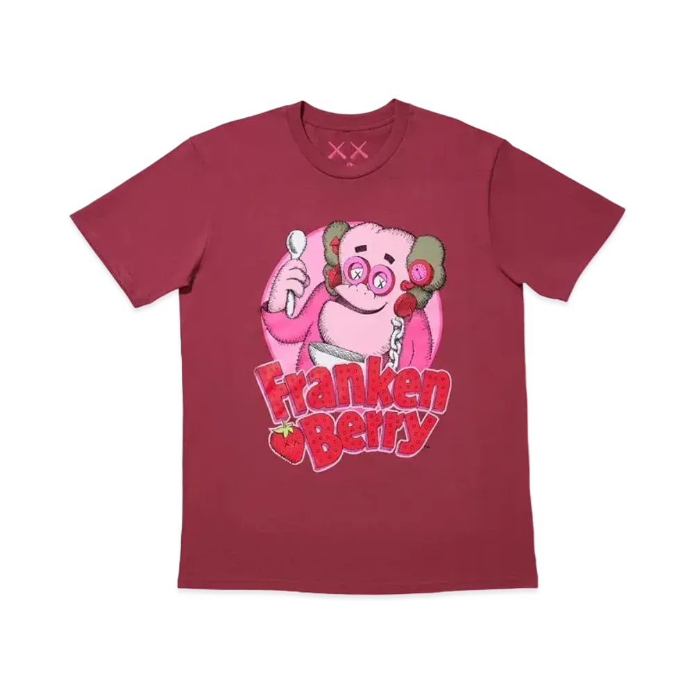 KAWS x Monsters Franken Berry Tee "Pink"