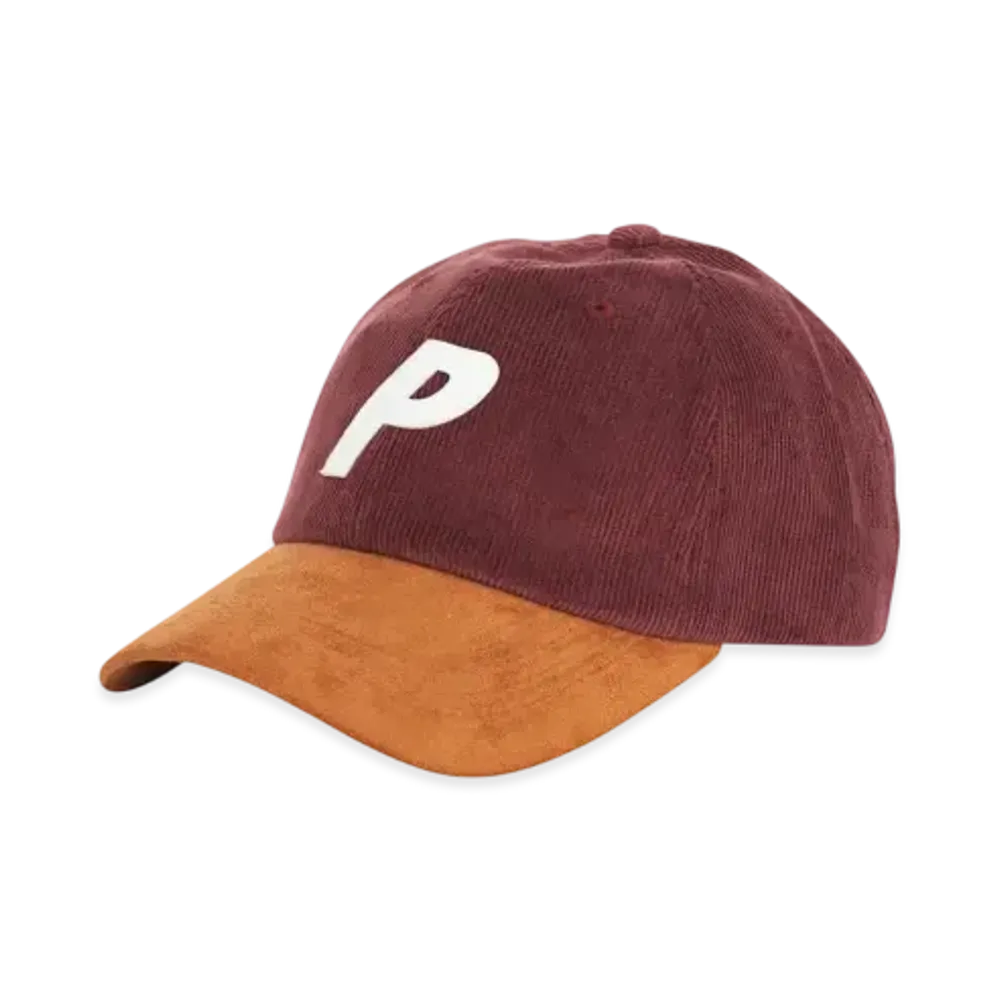 PALACE P 6-Panel Suede "Burgundy"