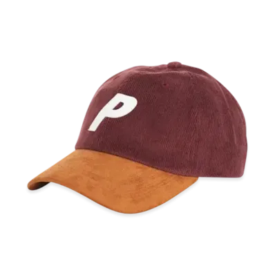 PALACE P 6-Panel Suede "Burgundy"