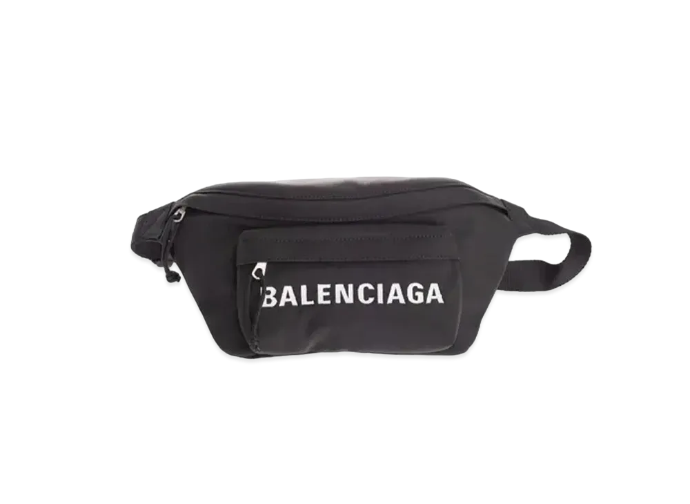 BALENCIAGA Nylon Waist Bag "Black"