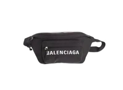 BALENCIAGA Nylon Waist Bag "Black"