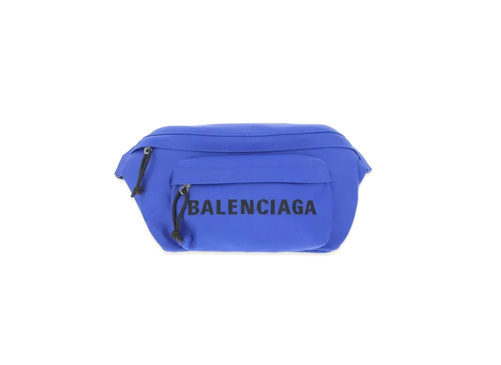 BALENCIAGA Nylon Waist Bag "Blue"