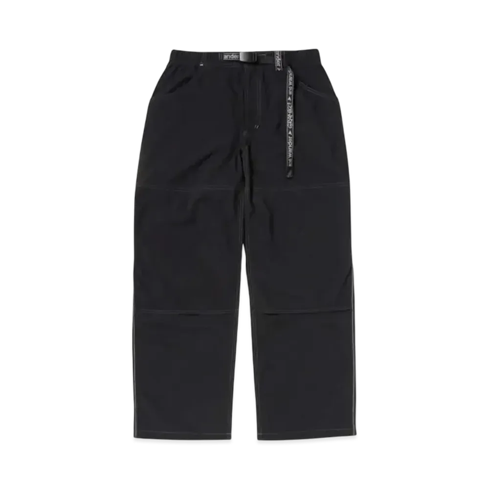 GRAMICCI x and wander Nylon Double Knee Pant "Black"