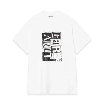 Carhartt WIP S/S Moving Letterpress T-Shirt "White"